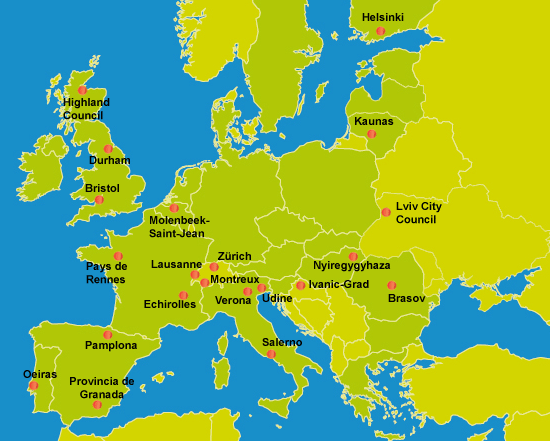 Awards map